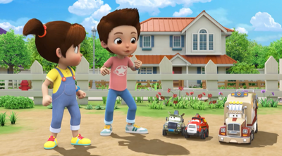 صور 1 - فريق إطفاء ورد 