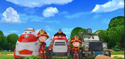 صور 1 - فريق إطفاء ورد 